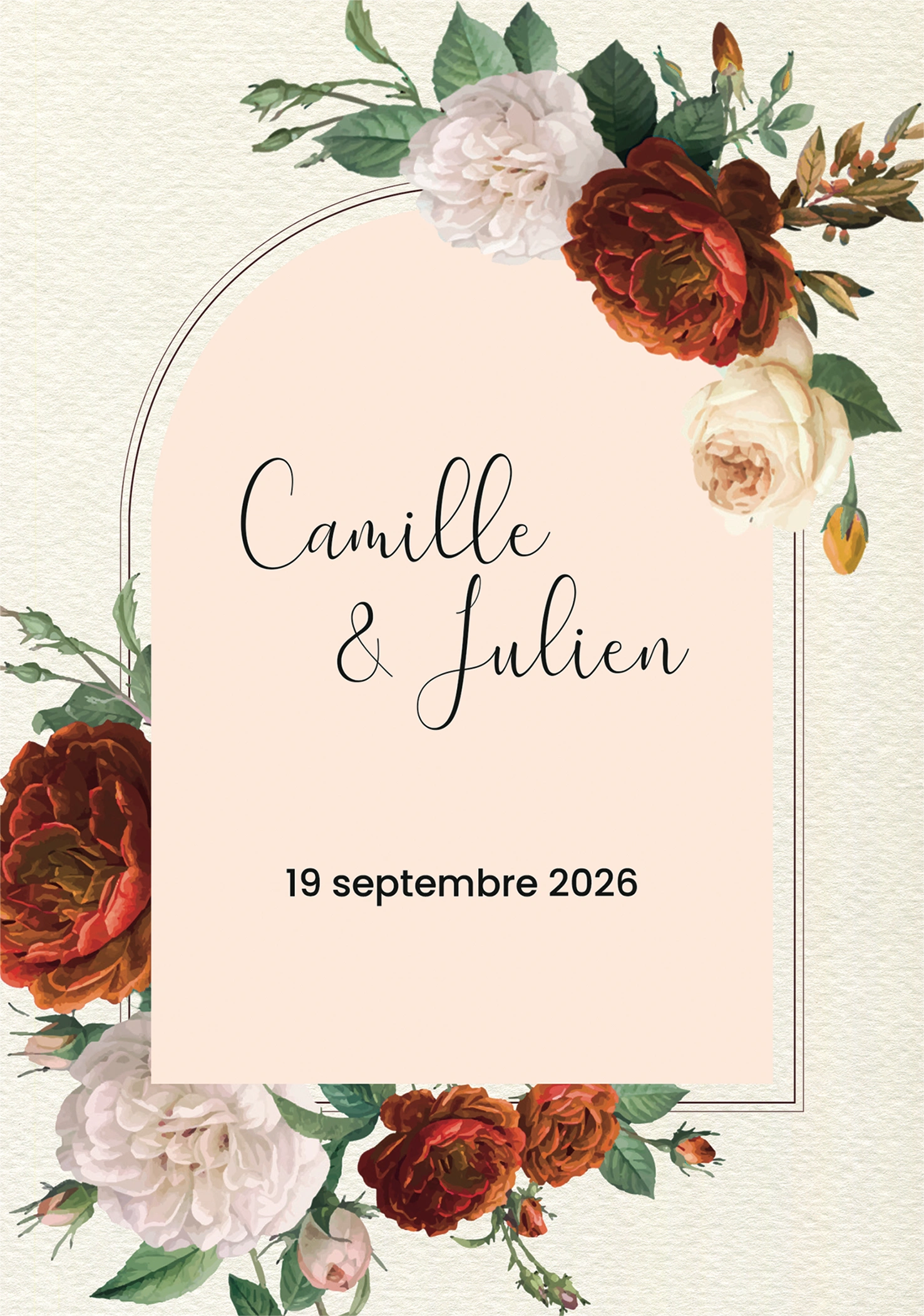 Faire-part — Camille & Julien — visuel 2.