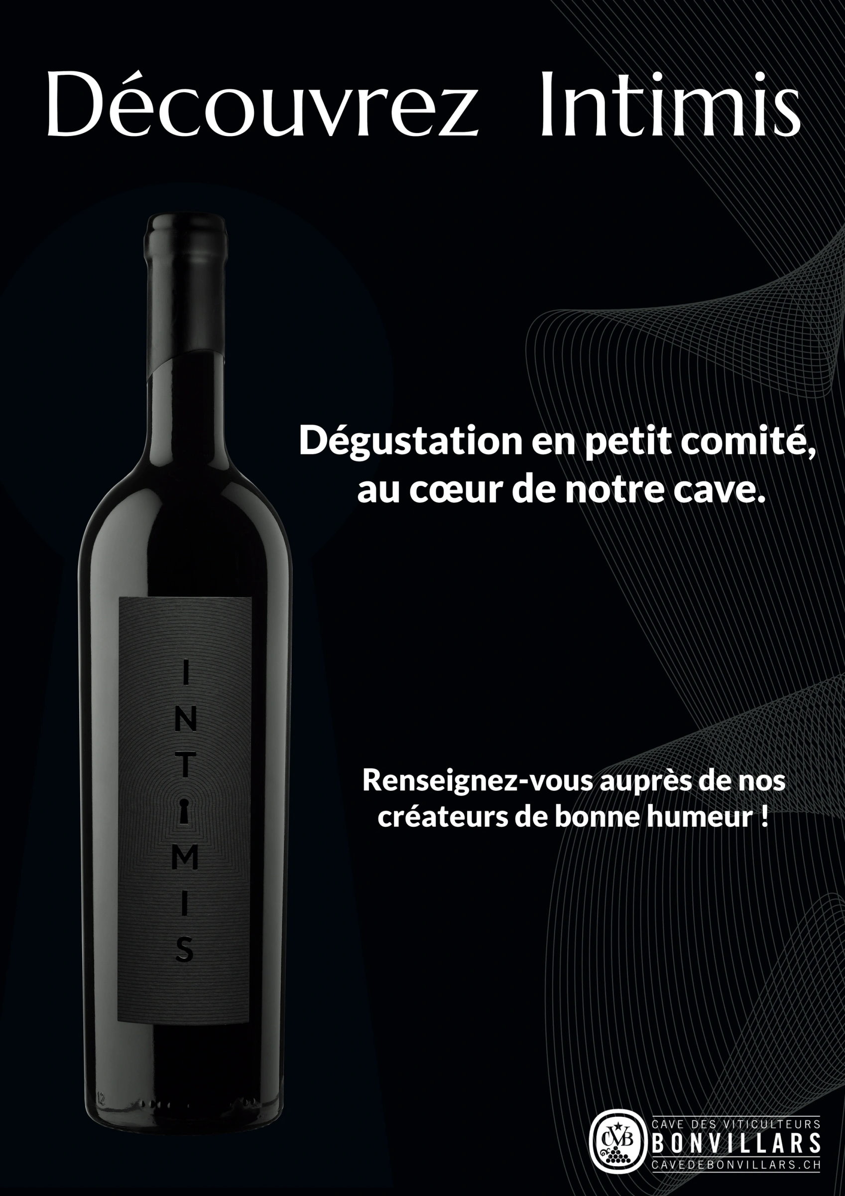 Intimis — affiche de dégustation — visuel 2.